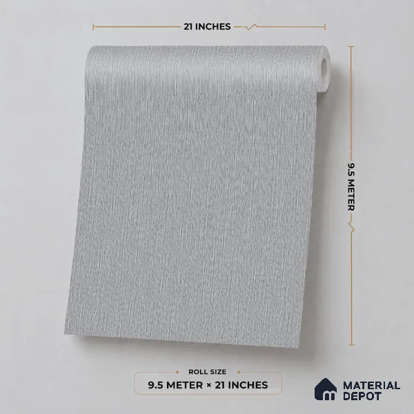 7518-5 | 9.5 Meter x 21 Inch Fabric Look Wallpaper - 55 Sq. Ft.