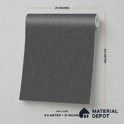 7518-6 | 9.5 Meter x 21 Inch Fabric Look Wallpaper - 55 Sq. Ft.