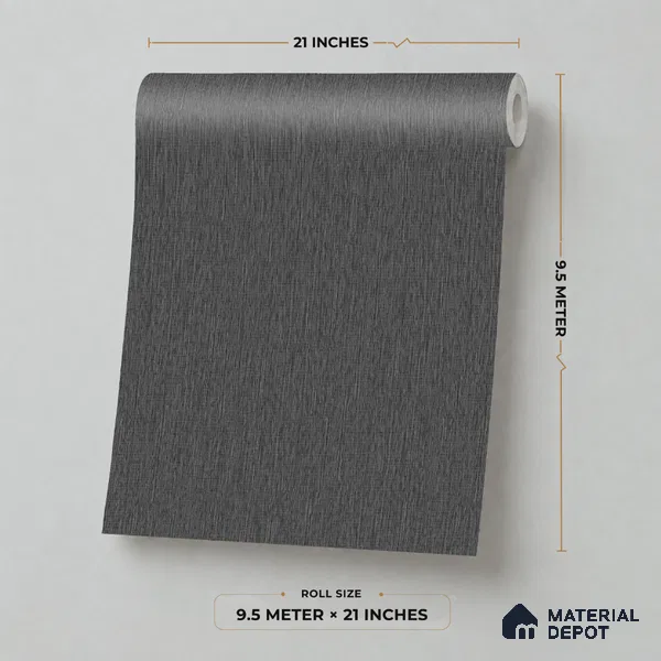 7518-6 | 9.5 Meter x 21 Inch Fabric Look Wallpaper - 55 Sq. Ft.