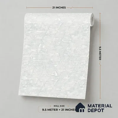 7519-4 | 9.5 Meter x 21 Inch Patterned Look Wallpaper - 55 Sq. Ft.