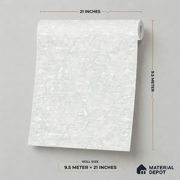 7519-4 | 9.5 Meter x 21 Inch Patterned Look Wallpaper - 55 Sq. Ft.