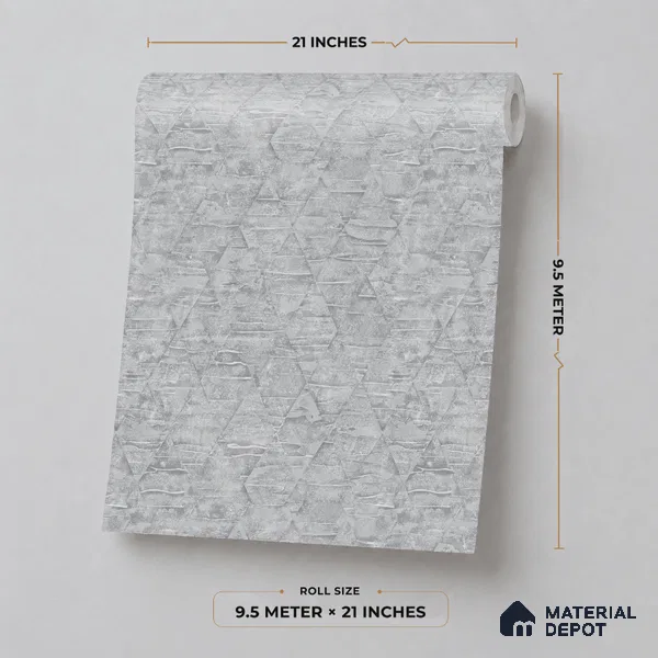 7519-5 | 9.5 Meter x 21 Inch Patterned Look Wallpaper - 55 Sq. Ft.