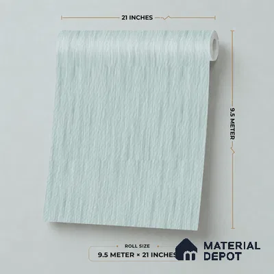 7523-2 | 9.5 Meter x 21 Inch Fabric Look Wallpaper - 55 Sq. Ft.
