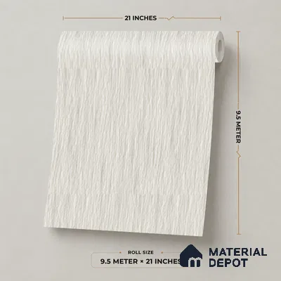 7523-4 | 9.5 Meter x 21 Inch Fabric Look Wallpaper - 55 Sq. Ft.
