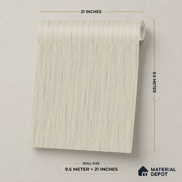 7523-5 | 9.5 Meter x 21 Inch Fabric Look Wallpaper - 55 Sq. Ft.