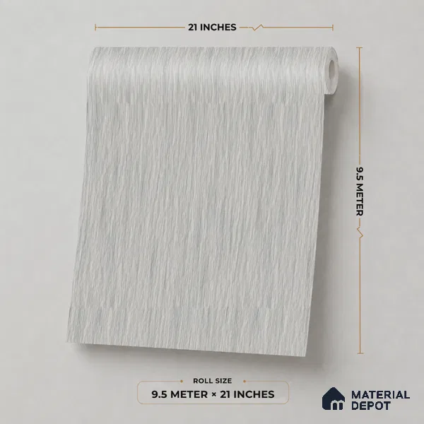 7523-6 | 9.5 Meter x 21 Inch Fabric Look Wallpaper - 55 Sq. Ft.