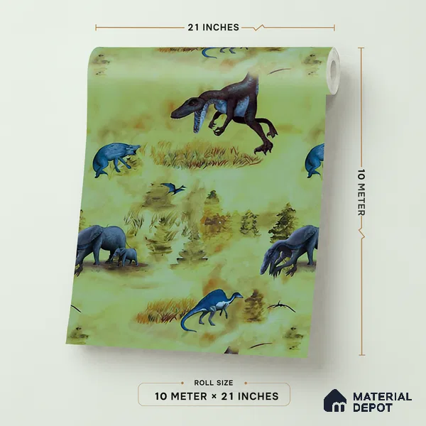 KD4080-2 | 10 Meter x 21 Inches Animal Print Look Wallpaper - 57.41 Sq. Ft. | Minimum 15% wastage during installation