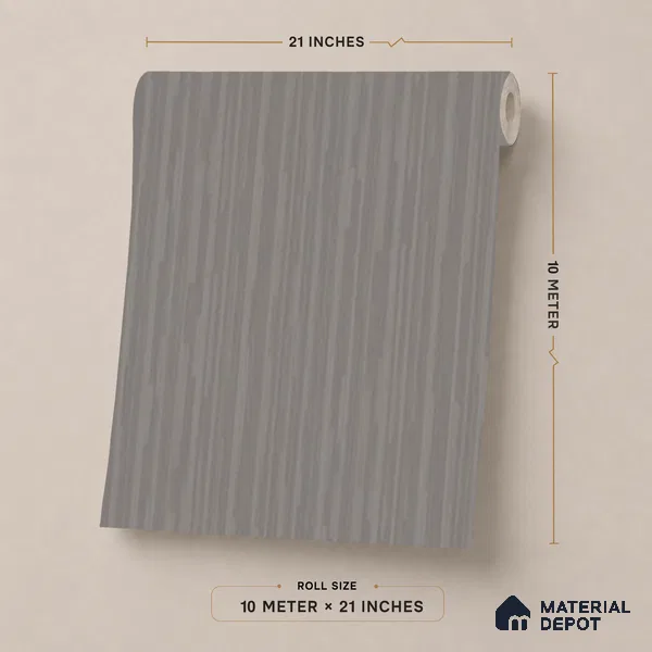 NPP682304 | 10 Meter x 21 Inches Stripes Look Wallpaper - 57.41 Sq. Ft. | Minimum 15% wastage during installation
