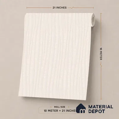 NPP682404 | 10 Meter x 21 Inches Stripes Look Wallpaper - 57.41 Sq. Ft. | Minimum 15% wastage during installation