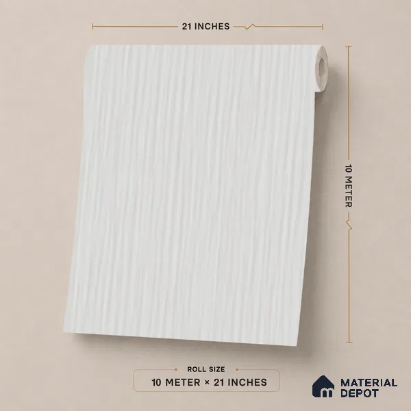 NPP682502 | 10 Meter x 21 Inches Stripes Look Wallpaper - 57.41 Sq. Ft. | Minimum 15% wastage during installation
