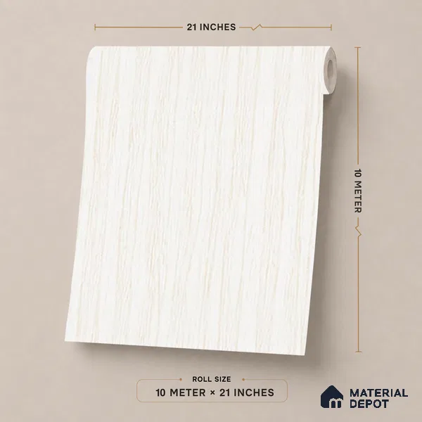 NPP684101 | 10 Meter x 21 Inches Stripes Look Wallpaper - 57.41 Sq. Ft. | Minimum 15% wastage during installation