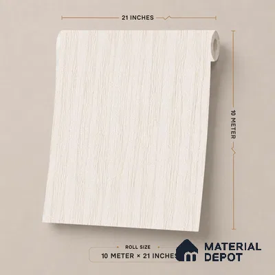 NPP684102 | 10 Meter x 21 Inches Stripes Look Wallpaper - 57.41 Sq. Ft. | Minimum 15% wastage during installation