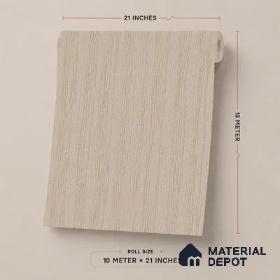 NPP684106 | 10 Meter x 21 Inches Stripes Look Wallpaper - 57.41 Sq. Ft. | Minimum 15% wastage during installation