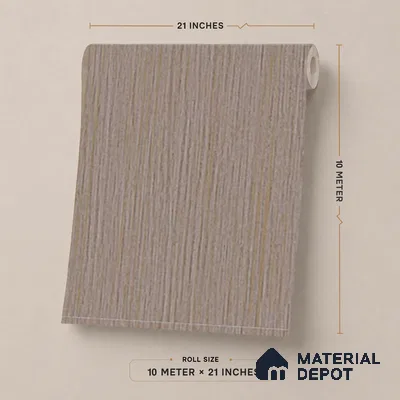 NPP684306 | 10 Meter x 21 Inches Stripes Look Wallpaper - 57.41 Sq. Ft. | Minimum 15% wastage during installation