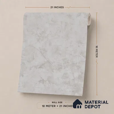 NPP684803 | Cool Grey Marble Vein Non Woven Patterned Wallpaper - 10 Meter x 21 Inches, 57.41 Sq. Ft. (Min. 15% Wastage)