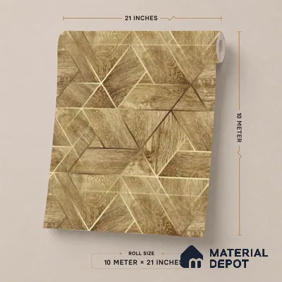 WK25-2523 | 10 Meter x 21 Inches Wood Look Wallpaper - 57.41 Sq. Ft. | Minimum 15% wastage during installation