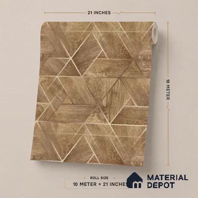 WK25-2527 | 10 Meter x 21 Inches Wood Look Wallpaper - 57.41 Sq. Ft. | Minimum 15% wastage during installation