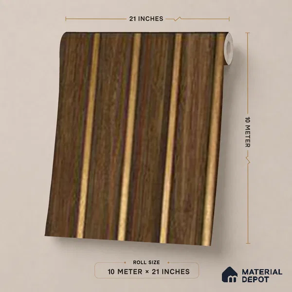 WK25-2546 | 10 Meter x 21 Inches Wood Look Wallpaper - 57.41 Sq. Ft. | Minimum 15% wastage during installation