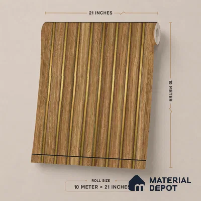WK25-2549 | 10 Meter x 21 Inches Wood Look Wallpaper - 57.41 Sq. Ft. | Minimum 15% wastage during installation