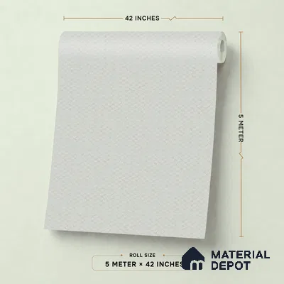 88573-4 | Grey Diamond Emboss PVC Textured Wallpaper - 5 Meter x 42 Inch, 57 Sq. Ft. (Min. 15% Wastage)