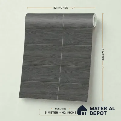 88575-2 | 5 Meter x 42 Inch PVC Wood Look Wallpaper - 57 Sq. Ft. | Minimum 15% wastage during installation
