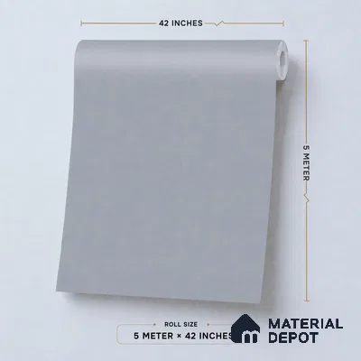88588-4 | Grey Fine Stipple PVC Textured Wallpaper - 5 Meter x 42 Inch, 57 Sq. Ft. (Min. 15% Wastage)