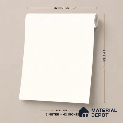 70220-2 | 5 Meter x 42 Inch PVC Plain Look Wallpaper - 57 Sq. Ft. | Minimum 10% wastage during installation