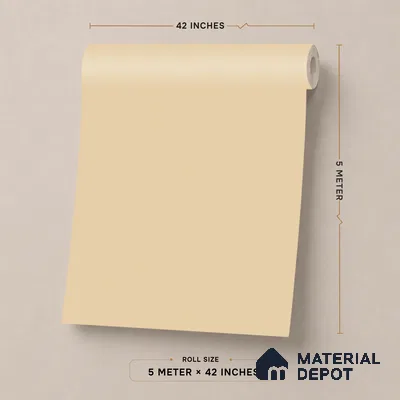 70220-4 | 5 Meter x 42 Inch PVC Plain Look Wallpaper - 57 Sq. Ft. | Minimum 10% wastage during installation
