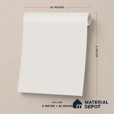 70158-2 | 5 Meter x 42 Inch PVC Plain Look Wallpaper - 57 Sq. Ft. | Minimum 10% wastage during installation
