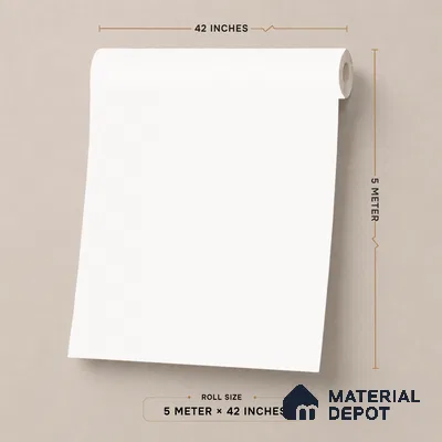 70253-1 | 5 Meter x 42 Inch PVC Plain Look Wallpaper - 57 Sq. Ft. | Minimum 10% wastage during installation