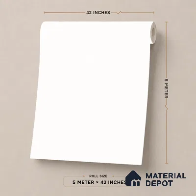 70254-1 | 5 Meter x 42 Inch PVC Plain Look Wallpaper - 57 Sq. Ft. | Minimum 10% wastage during installation