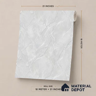 ST021020 | 10.05 Meter x 20.86 Inches Marble Look Wallpaper - 57.33 Sq. Ft. | Minimum 10% wastage during installation