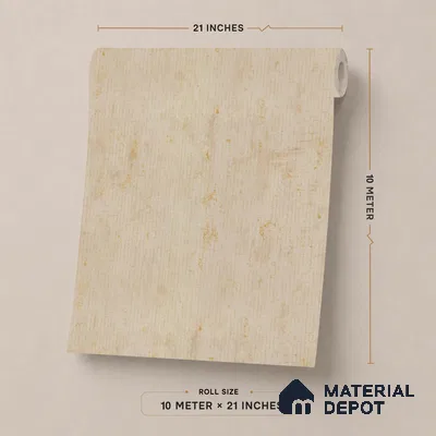 AMBL23441 | Beige Distressed Kraft Textured Wallpaper - 10 Meter x 21 Inches, 57.05 Sq. Ft. (Min. 15% Wastage)