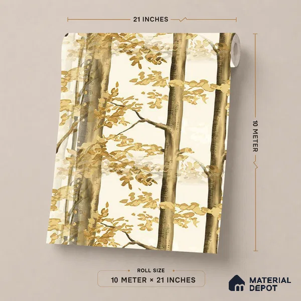 FE502-3 | 10 Meter x 21 Inch PVC Tropical Look Wallpaper - 57 Sq. Ft. | Minimum 15% wastage during installation