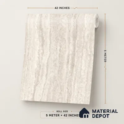 85104-1 | 5 Meter x 42 Inch PVC Marble Look Wallpaper - 57 Sq. Ft. | Minimum 10% wastage during installation