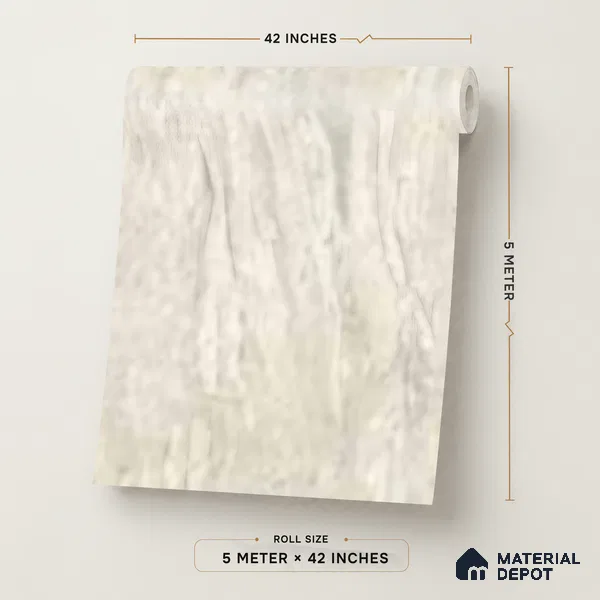 81189-7 | 5 Meter x 42 Inch PVC Marble Look Wallpaper - 57 Sq. Ft. | Minimum 10% wastage during installation