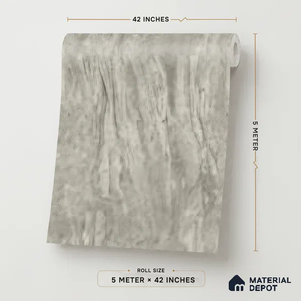 81189-8 | 5 Meter x 42 Inch PVC Marble Look Wallpaper - 57 Sq. Ft. | Minimum 10% wastage during installation