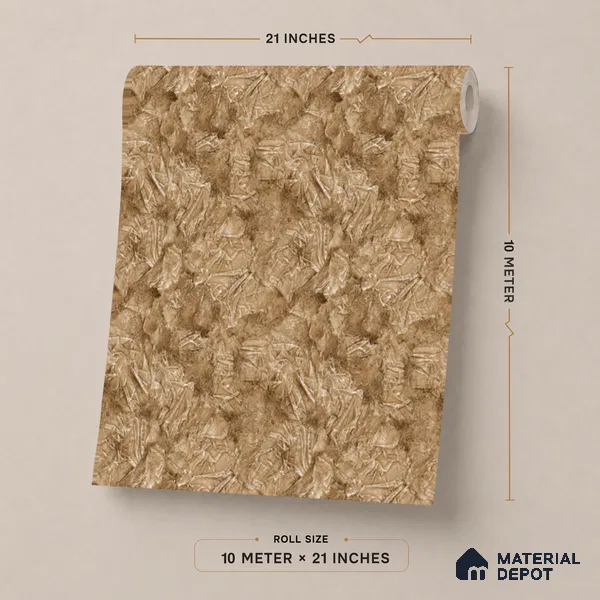 23843 | Warm Tan Diamond Weave Patterned Wallpaper - 10 Meter x 21 Inches, 57.41 Sq. Ft. (Min. 15% Wastage)