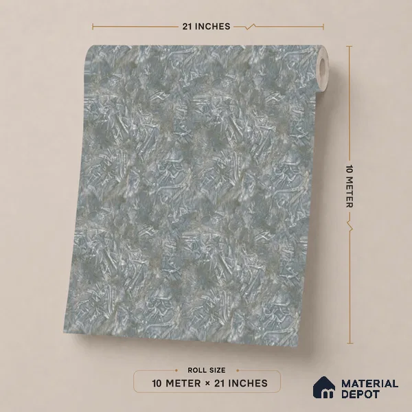 23844 | Blue Grey Diamond Weave Patterned Wallpaper - 10 Meter x 21 Inches, 57.41 Sq. Ft. (Min. 15% Wastage)