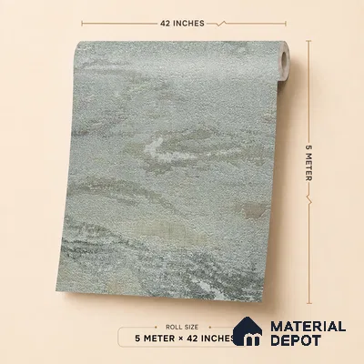 88103 | Grey Stone Streaks Textured Wallpaper - 5 Meter x 42 Inches, 57.41 Sq. Ft. (Min. 15% Wastage)