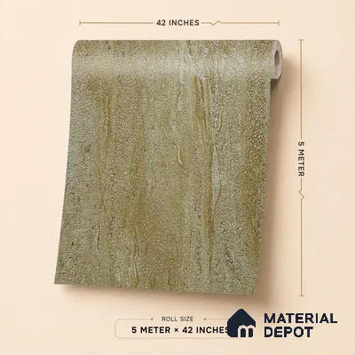88701 | Tan Travertine Streaks Textured Wallpaper - 5 Meter x 42 Inches, 57.41 Sq. Ft. (Min. 15% Wastage)
