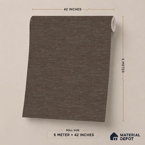74036-5 | 5 Meter x 42 Inch 74036 Plain Look Wallpaper - 57.41 Sq. Ft. | Minimum 10% wastage during installation