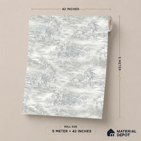 74041-2 | 5 Meter x 42 Inch 74041 Nature Look Wallpaper - 57.41 Sq. Ft. | Minimum 15% wastage during installation
