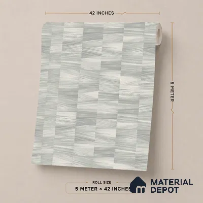 74049-3 | Grey Basketweave Wood Patterned Wallpaper - 5 Meter x 42 Inch, 57.41 Sq. Ft. (Min. 15% Wastage)