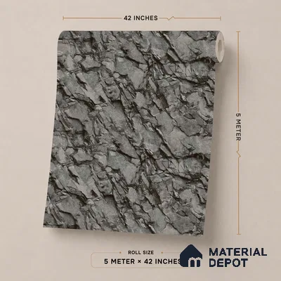 74048-1 | 5 Meter x 42 Inch 74048 Stone Look Wallpaper - 57.41 Sq. Ft. | Minimum 15% wastage during installation
