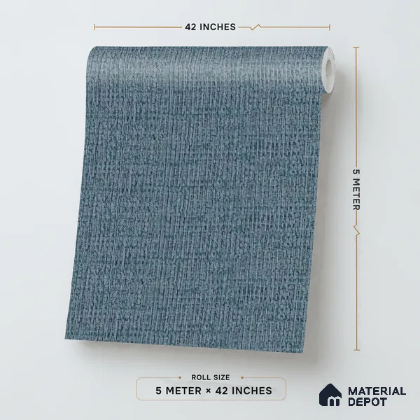 88673-8 | 5 Meter x 42 Inches Fabric Look Wallpaper - 57 Sq. Ft. | Minimum 10% wastage during installation