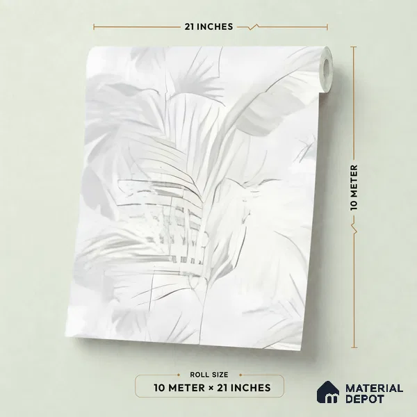 WK160-39 | 10 Meter x 21 Inches Tropical Look Wallpaper - 57.37 Sq. Ft. | Minimum 15% wastage during installation