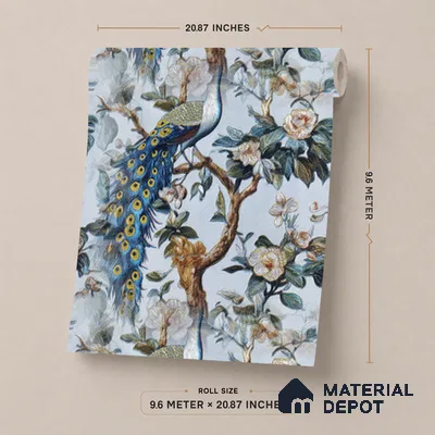 170-3 | 9.6 Meter x 20.87 Inches Animal Print Look Wallpaper - 54.77 Sq. Ft. | Minimum 15% wastage during installation