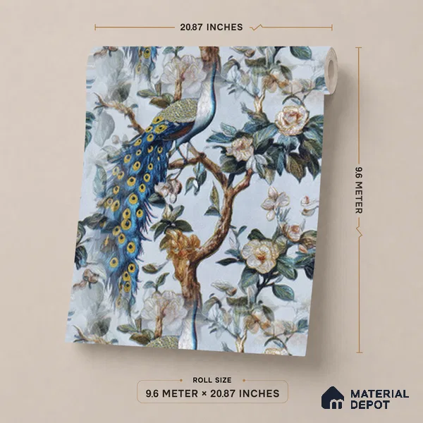 170-3 | 9.6 Meter x 20.87 Inches Animal Print Look Wallpaper - 54.77 Sq. Ft. | Minimum 15% wastage during installation