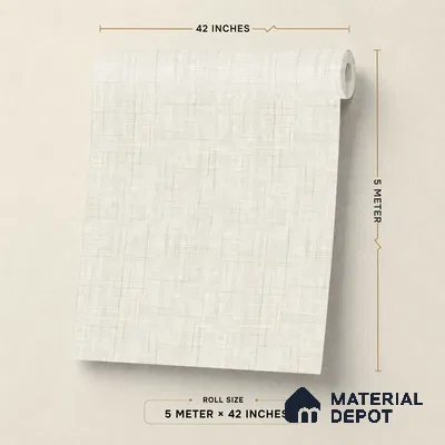 81379-4 | 5 Meter x 42 Inches Fabric Look Wallpaper - 57 Sq. Ft.  | Minimum 10% wastage during installation
